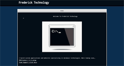 Desktop Screenshot of fredericktechnology.com